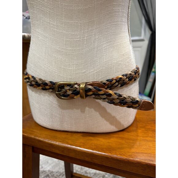 Multicolor Braided Belt Made in Guatemala Size Medium - Picture 1 of 6